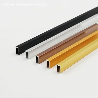 High Quality Gold 12mm Edge Corner L Angle Aluminum Metal Trim on Tile