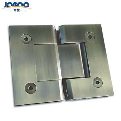 Square Glass to Glass 180 Degree Shower Door Hinge