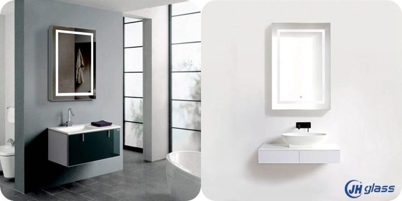 Home Hotel Decor Rectangular PS Framed Mirror Bathroom Vanity Mirror for Makeup Decoration Wall Decor Bedroom and Living Room