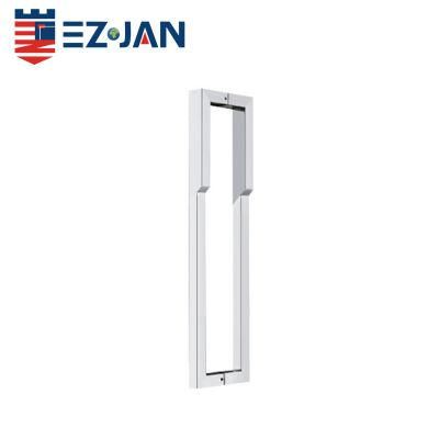Stainless Steel Glass Door Handle Square Tube Handles