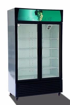 Refrigerated Vertical Beverage Drink Display Cabinet