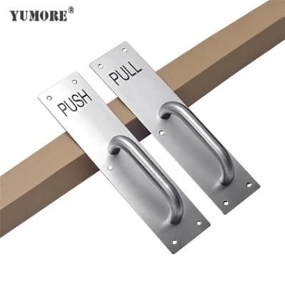 Hot Sales 304 Stainless Steel Bathroom Pull Glass Door Handle