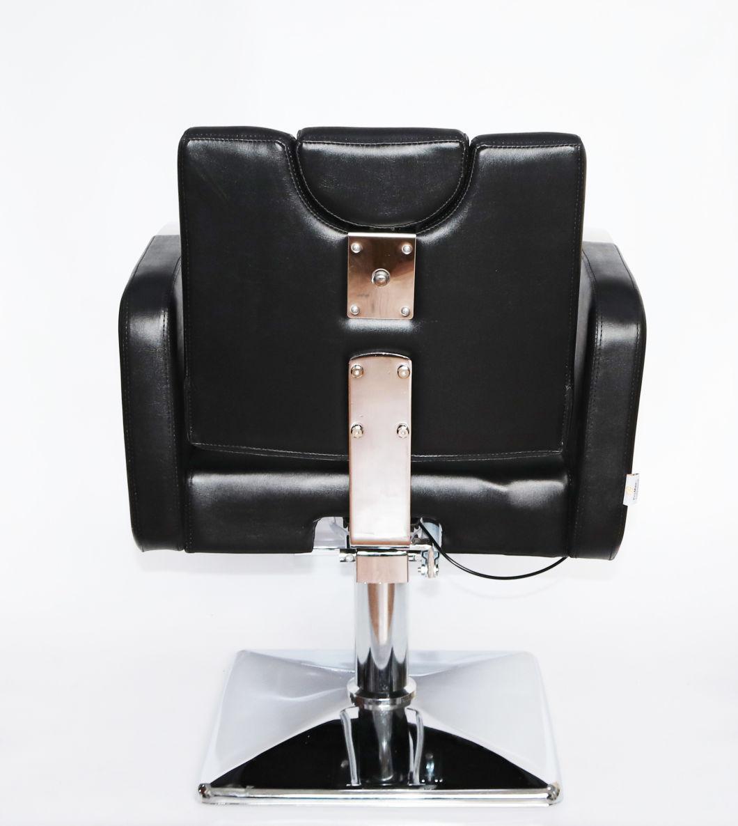 Hl-1131 Salon Barber Chair for Man or Woman with Stainless Steel Armrest and Aluminum Pedal