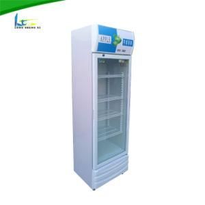 Supermarket Vertical Glass Door Refrigerator Display Showcase