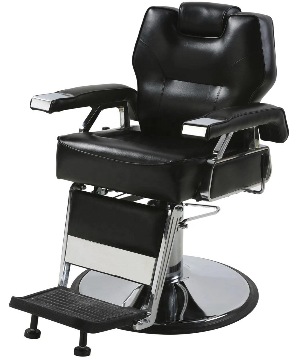 Hl-9205 Salon Barber Chair for Man or Woman with Stainless Steel Armrest and Aluminum Pedal