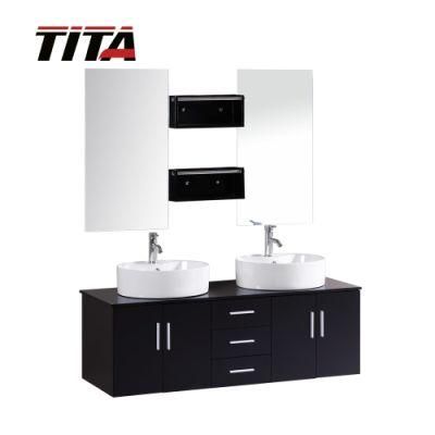 Chinese Commercial Bathroom Vanities with Double Sink T9011