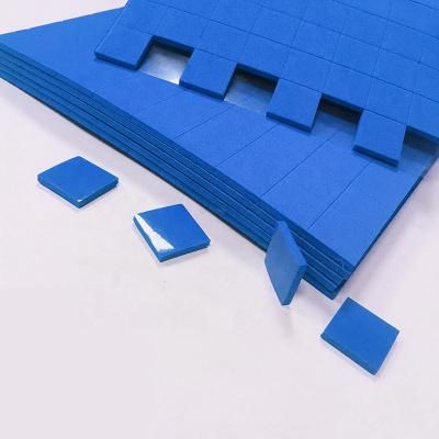 4mm Thickness Adhesive Backed Blue EVA Rubber Foam Glass Shipping Protection Separator Pads
