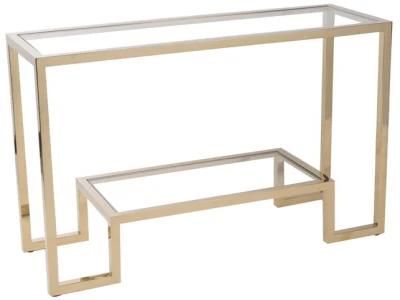 Modern Luxury Sofa Table Glass Console Table