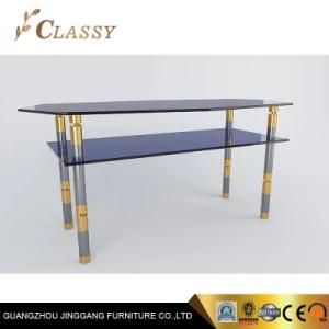 Glass Table Metal Base Dining Table Furniture