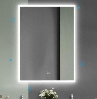 Rustproof Rectangle Magic Glass Lighted Bathroom Wall LED Bathroom Mirror