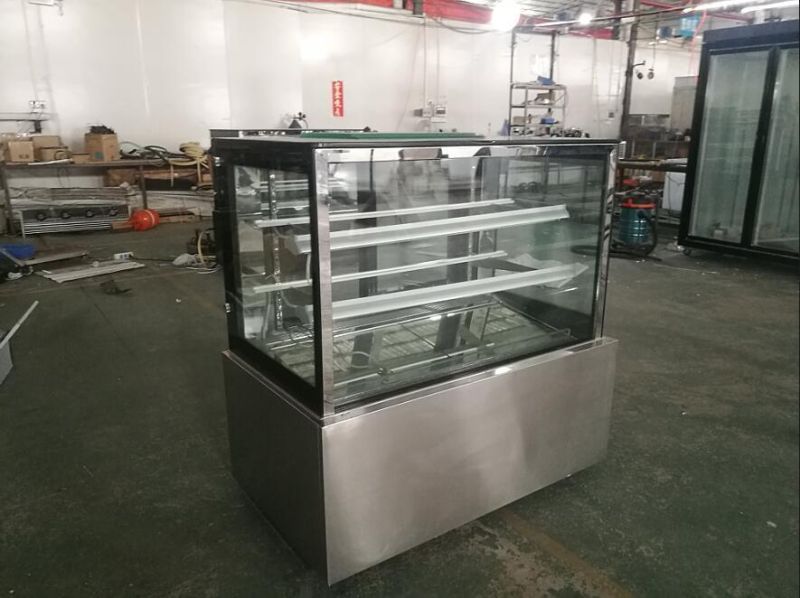 Cake Display Freezer Used Commercial R134A Gas Refrigerator Showcase for Sale