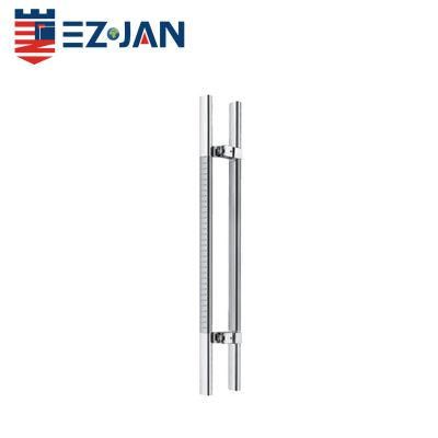 Stainless Steel Polished Double Side Tempered Glass Door Pull Handles