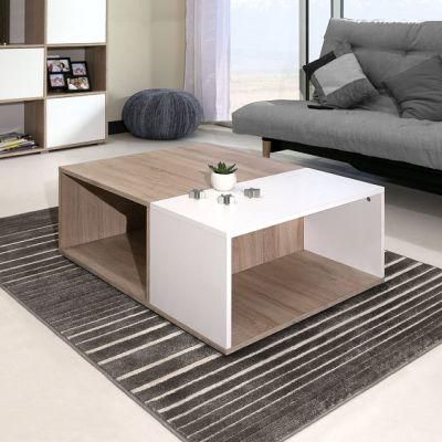Simple Design Coffee Table Modern Solid Wood Coffee Tea Table for Living Room