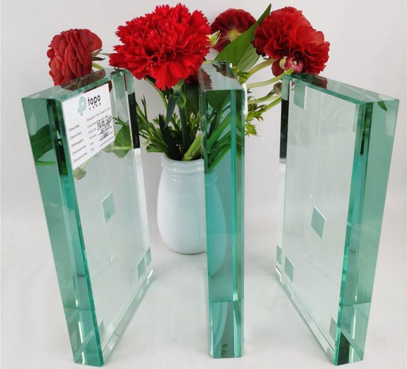 Guangzhou 15mm 19mm 22mm 25mm Clear Float Building Glass (W-TP)