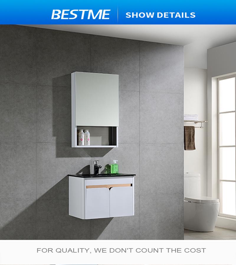 Sanitary Ware 304 Ss Single Glass Basin Cabinet by-B6204-60
