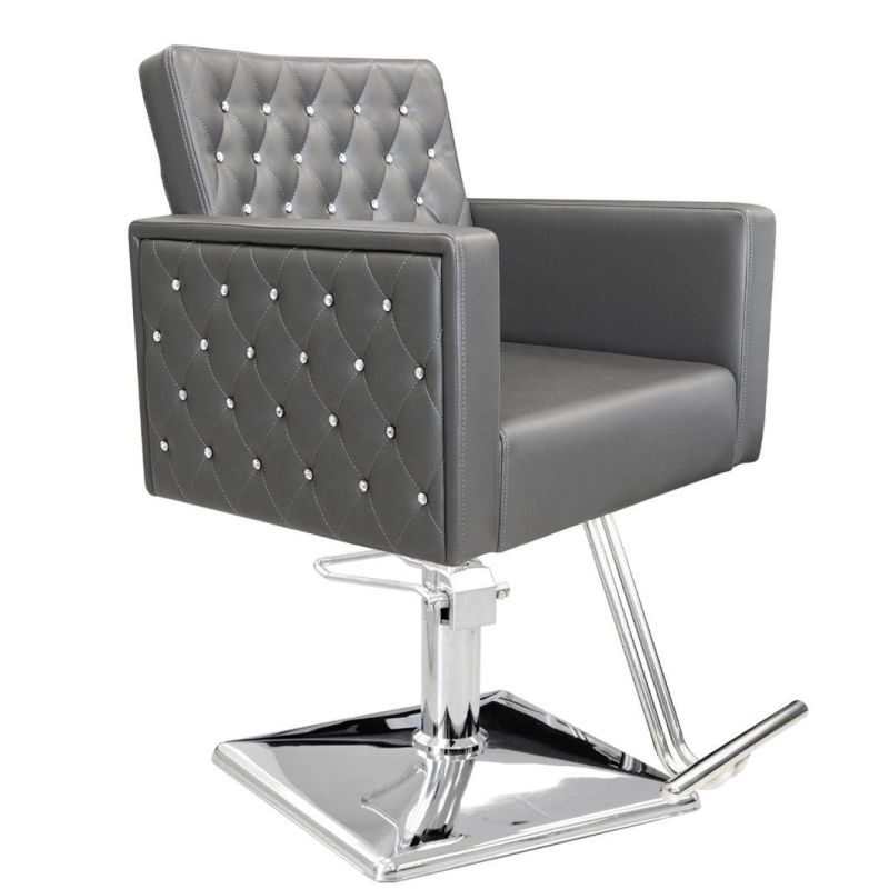 Hl-7294 Salon Barber Chair for Man or Woman with Stainless Steel Armrest and Aluminum Pedal