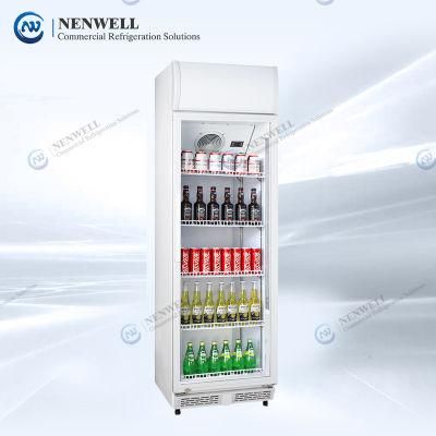 Transparent Single Glass Upright Cooling Display Showcase (NW-LG230XF)