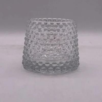 Glass Candle Holder with Various Customized Colors for Derection