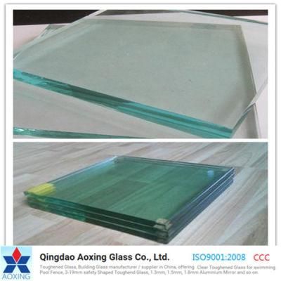 1-19mm Clear Float Glass for Windows/Door/Building/Construction