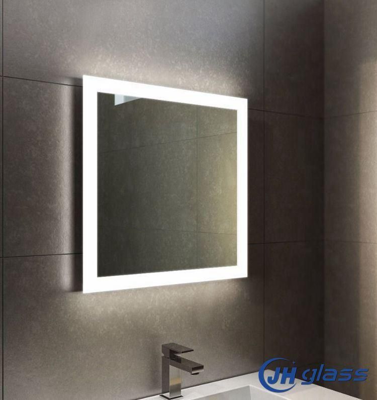 Customized IP44 5mm Wall Mounted Bathroom LED Mirror with 3000K