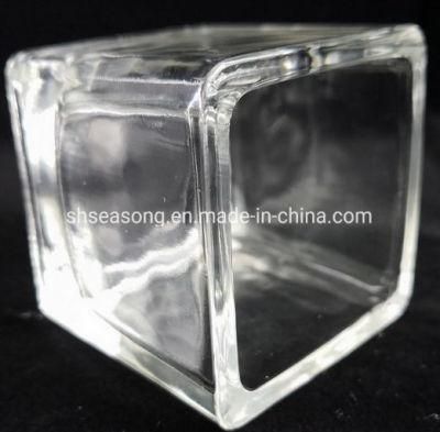Glass Candle Holder / Candle Jar / Square Glass Cup (SS1326)
