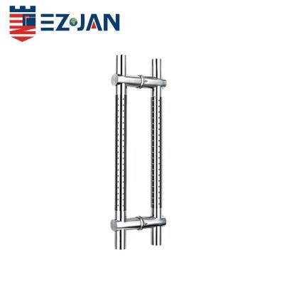 Stainless Steel Glass Door Handle Square Tube Handles