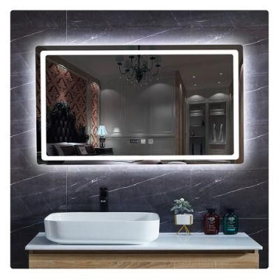 Round Wall Full Mirror Smart Bathroom LED Full Length Mirror with Light Espejo LED Touch