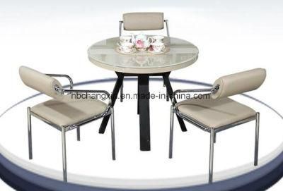 New Model Table and Chair Round Glass Dining Table Dining Room Furniture