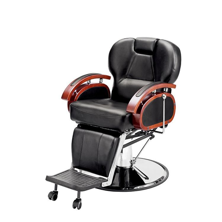 Hl-9210A 2021 Salon Barber Chair for Man or Woman with Stainless Steel Armrest and Aluminum Pedal