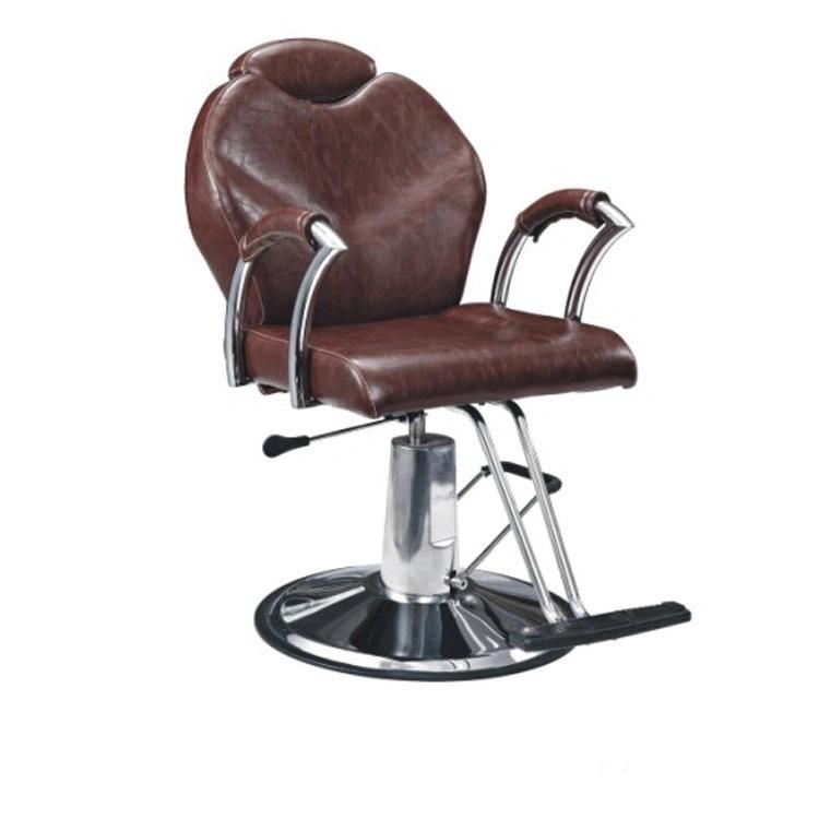 Hl- 986 2021 Salon Barber Chair for Man or Woman with Stainless Steel Armrest and Aluminum Pedal