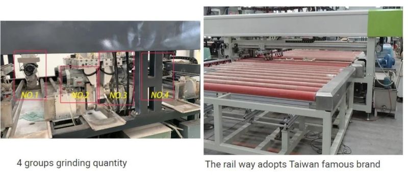 Super Large Size Straight Line Glass Polishing Machine 4 Sides Glass Seaming Machine