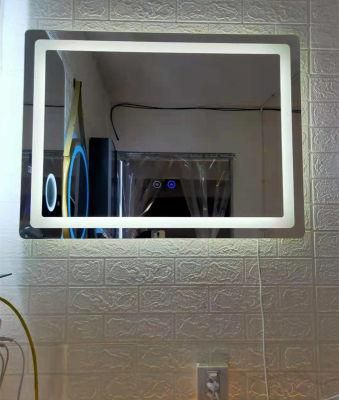 Home Bathroom Modern Luxury Decoration Furniture HD Waterproof LED Glass Mirror