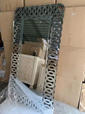 Smartness Modern Light up Mirror Gold Frame Mirror Big Mirror with Lights