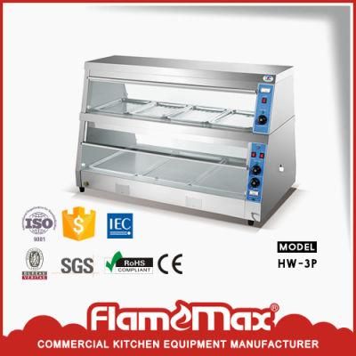 Food Display Warmer Showcase 2-Layer 4-Pan (HW-3P)