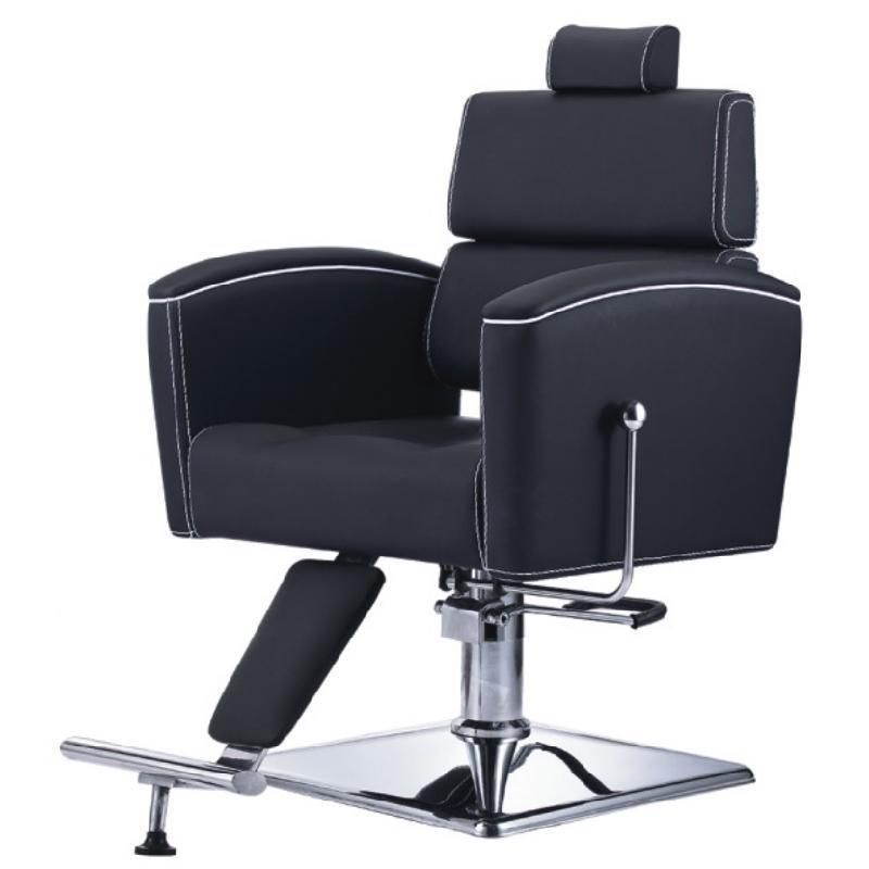 Hl-1178 Salon Barber Chair for Man or Woman with Stainless Steel Armrest and Aluminum Pedal