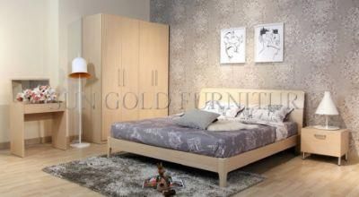 Customer Made Melamine MDF Bedroom Bed Sliding Door Wardrobe (SZ-BT005)