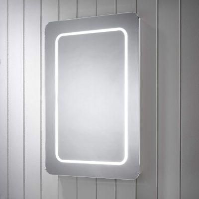 LED Bathroom Wall-Mounted Backlit Vanity Mirror Anti-Fog Waterproof with Touch Sensor