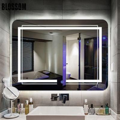 Wholesale Price Bathroom Vanity Wall Decorative Mirror with Touch LED Light