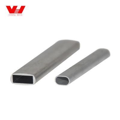 Furniture Aluminum Aluminium Extruded Oval Tube