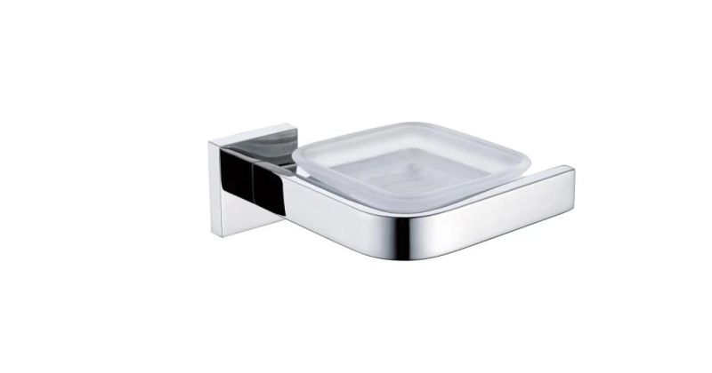 Bathroom Accessories Stainless Steel 304 Glass Shelf, Wall Mounted Bathroom Shelf