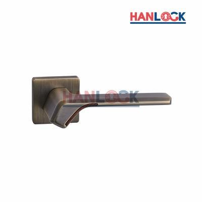 Solid Wood Door Door Handle Privacy Bathroom Lock Tubular Lever Lock Set Internal Interior Door Lock Lever Handle