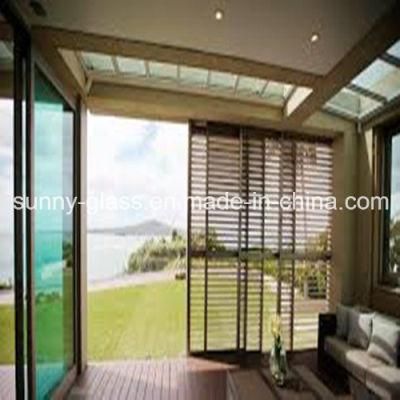 3-6mm Clear / Colored Louver Glass for Construction or Decoration
