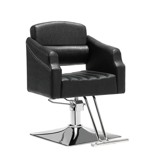 Hl-1183 Salon Barber Chair for Man or Woman with Stainless Steel Armrest and Aluminum Pedal