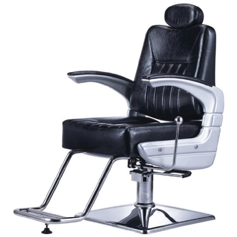 Hl-1178 Salon Barber Chair for Man or Woman with Stainless Steel Armrest and Aluminum Pedal