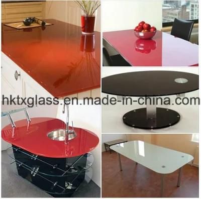 Toughened Glass Vanity Top / Painted Glass Top /En12150 Approved