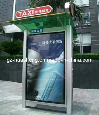 Stainless Steel Taxi Stop with Light Box (HS-002)