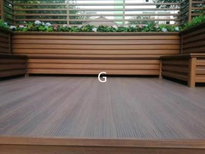 Wood Finish Aluminium Deck Board Aluminium Extrusion Floor Profile 6063/6061