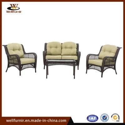 4PCS Outdoor Rattan Leisure Hotel Garden Patio Sofa Furniture