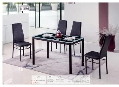 Dining Room Sets Glass Top Metal Stand Dining Kitchen Table