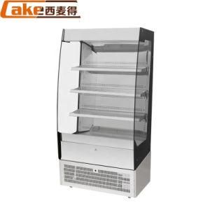 Factory Price Curved Glass Cake Fridge Luxury Cake Display Cabinet